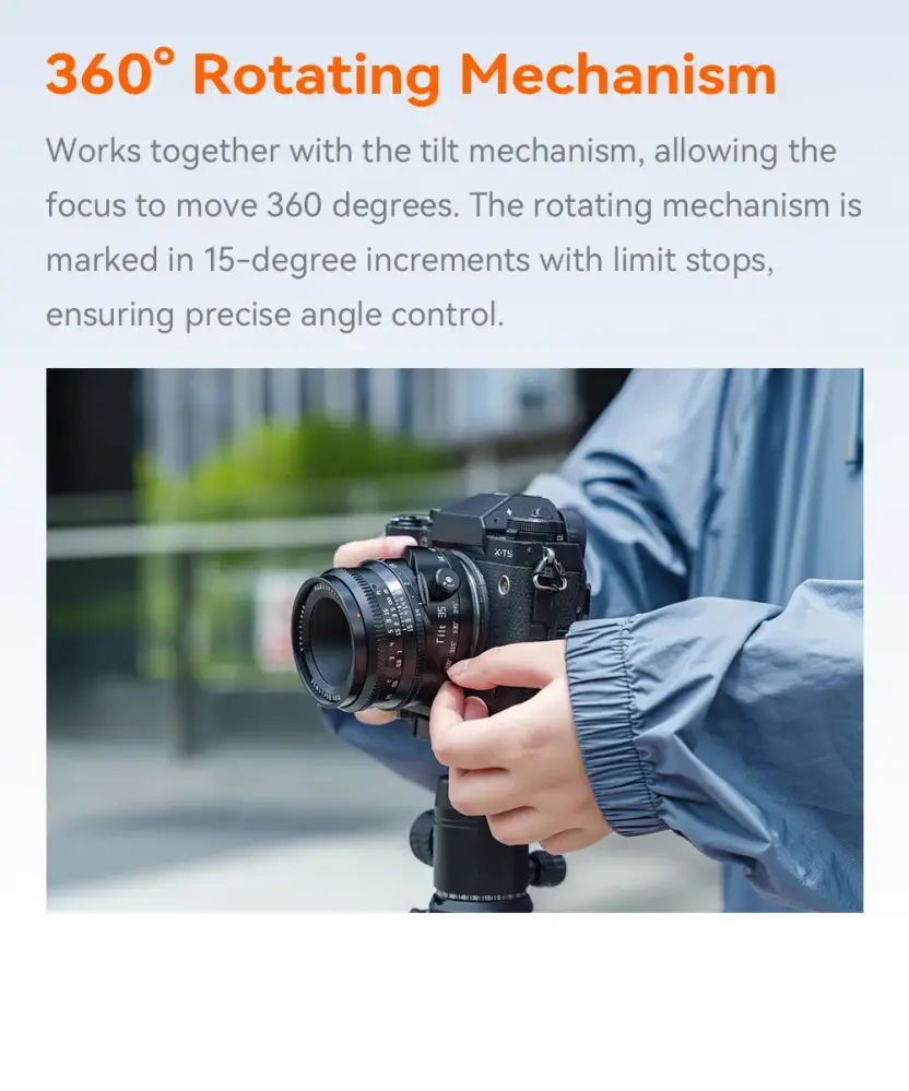 TTArtisan Tilt 35mm f/1.4 APS-C objektiv för Sony E