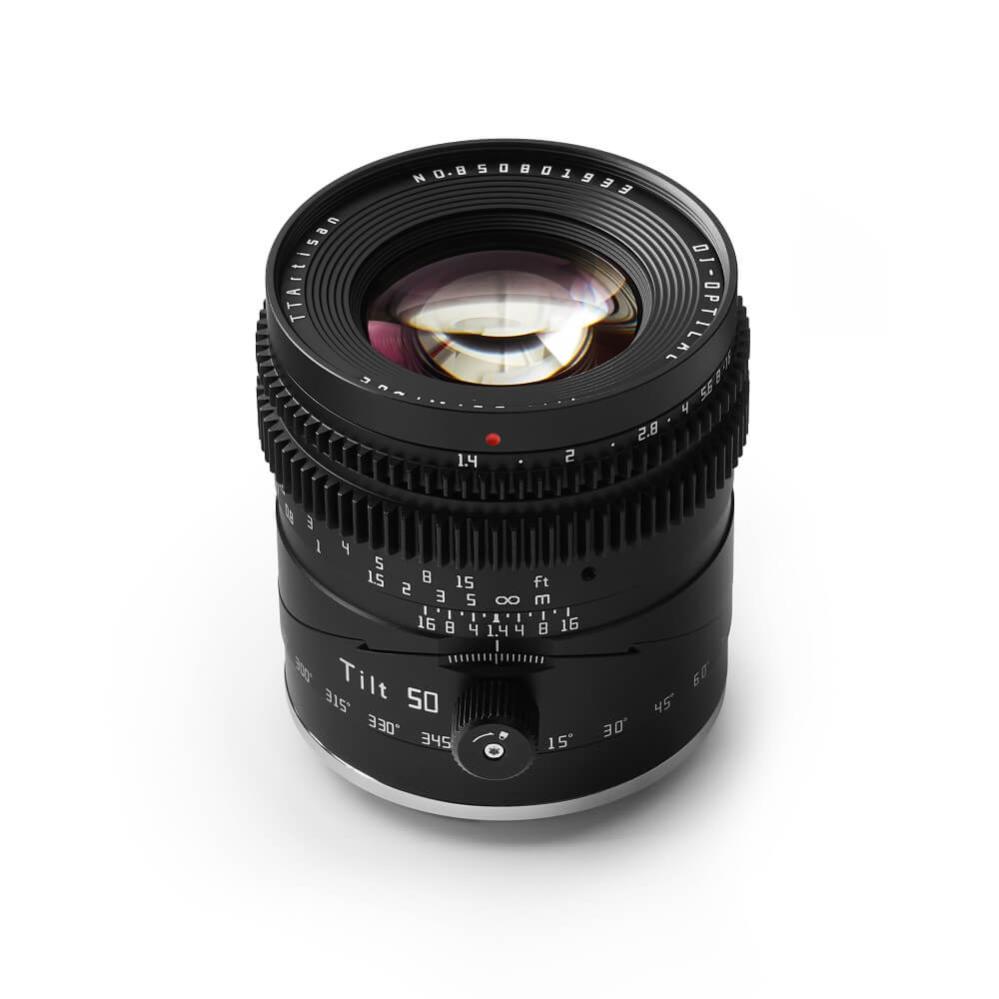 TTArtisan Tilt 50mm f/1,4 objektiv til Canon RF fullformat