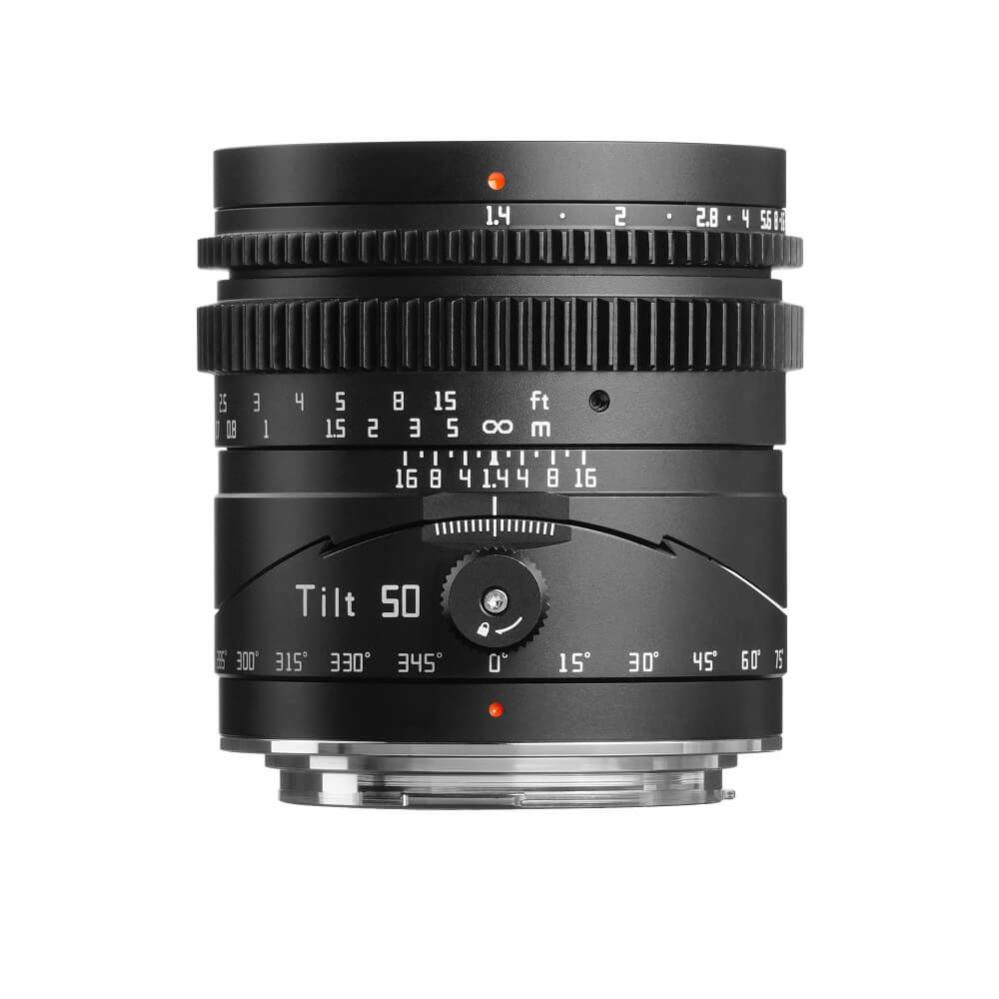 TTArtisan Tilt 50mm f/1,4 objektiv til Canon RF fullformat