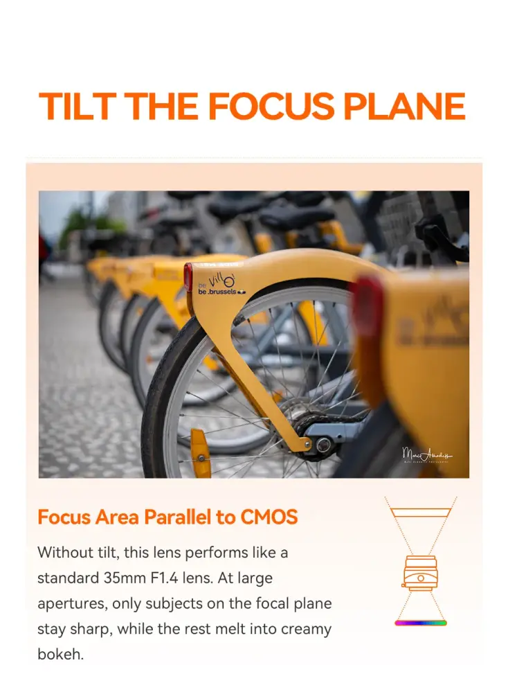 TTArtisan Tilt 35mm f/1.4 APS-C objektiv för Sony E