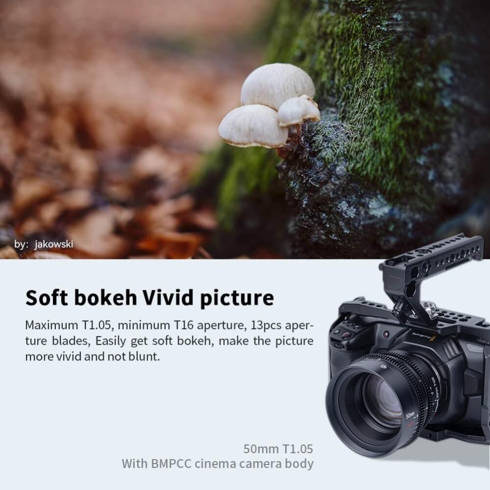 7Artisans 25mm T1,05 Vision Cinema-objektiv til Canon RF APS-C