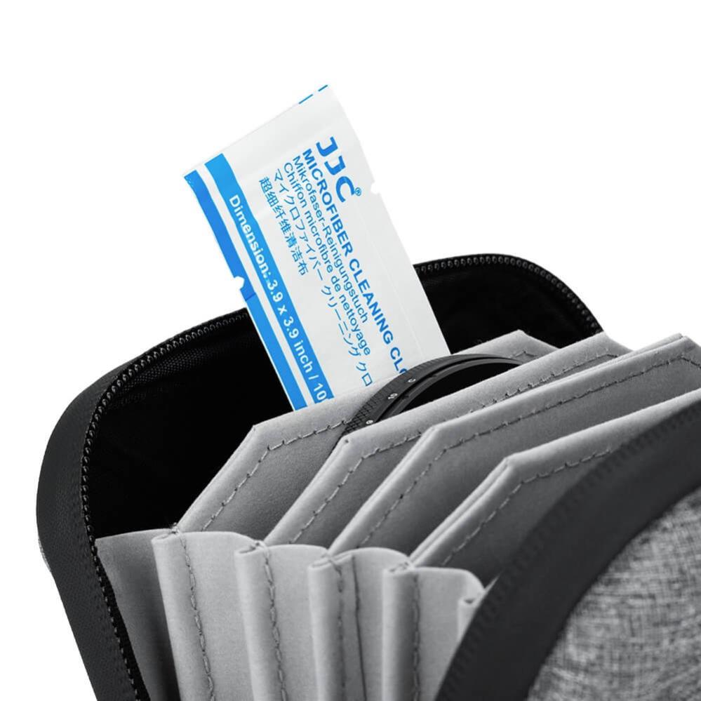 JJC filteretui/taske til 4 filtre, op til 95 mm