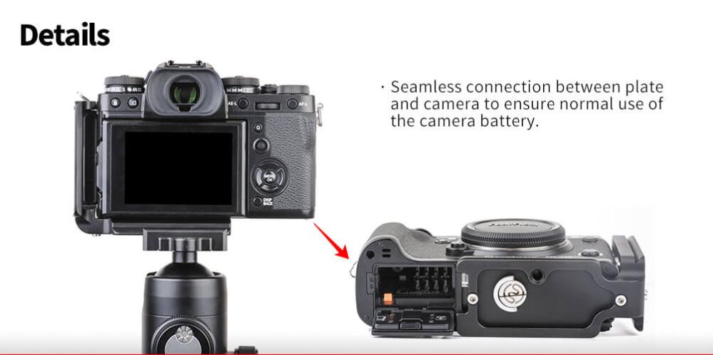 Sunwayfoto L-Bracket för Fujifilm X-T3