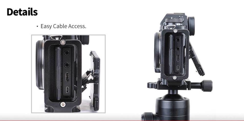 Sunwayfoto L-Bracket för Fujifilm X-T3