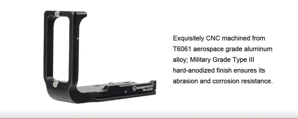 Sunwayfoto L-Bracket för Nikon D810/D800/D800E