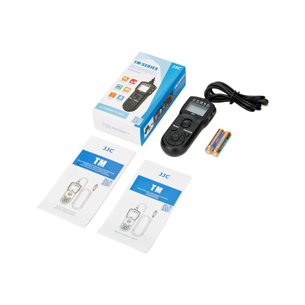 JJC TM-D2 Multifunktionell timer-fjärrkontroll för Lumix S9, G100D