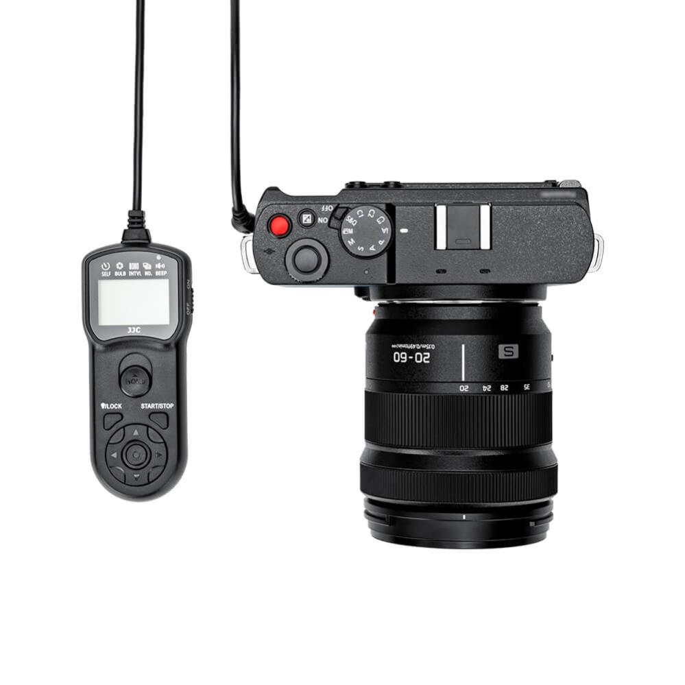 JJC TM-D2 Multifunktionell timer-fjärrkontroll för Lumix S9, G100D