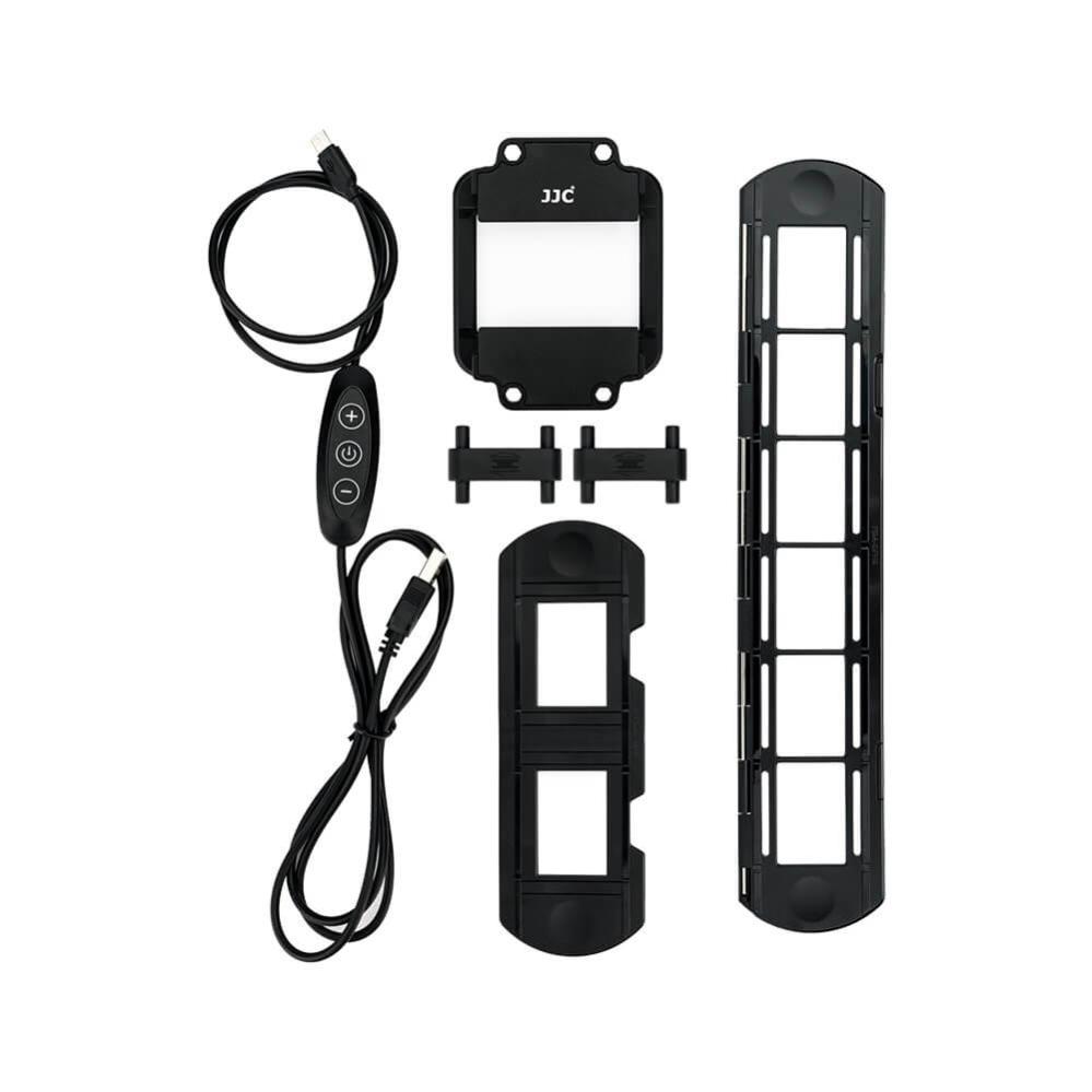 JJC LED-belysningkit för att kopiera diabilder & 135mm film
