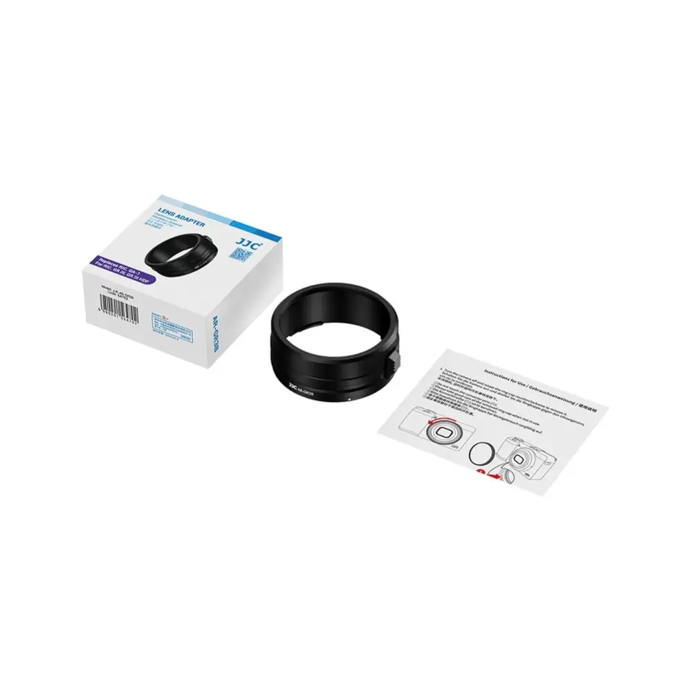 JJC AR-GR3B filteradapter 49 mm til Ricoh GR III & GR III HDF