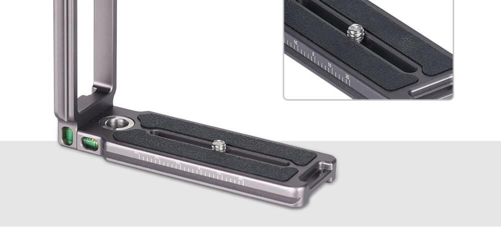 Sunwayfoto L-Bracket universal för systemkameror Arca Swiss QD-hål