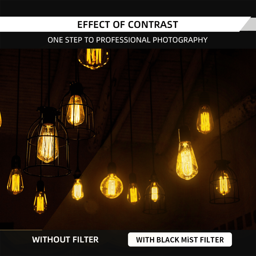 7Artisans Black Mist 1/4 Filter optisk glas AGC