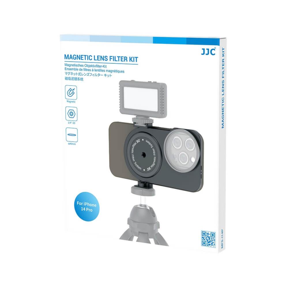 JJC magnetisk filter- og modlysblænde-kit til iPhone 14 Pro