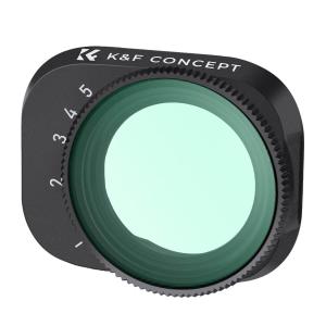K&F Concept variabelt ND-filter ND2&ndash;ND32 1&ndash;5 stop til DJI Mini 3 Pro & Mini 3