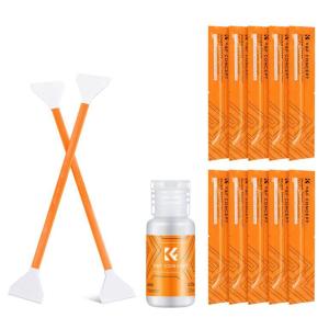 K&F Concept 10 stk rensesticks & rensev&aelig;ske til fullformatkameraer