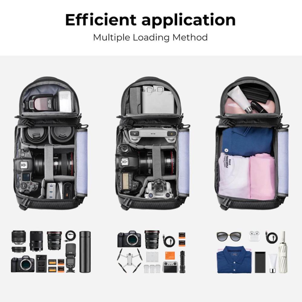 K&F Concept kamerataske Sling 10L – Beskyt spejlreflekskameraer