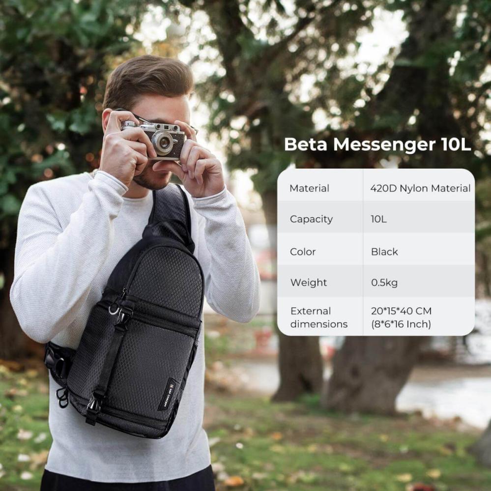 K&F Concept kamerataske Sling 10L – Beskyt spejlreflekskameraer