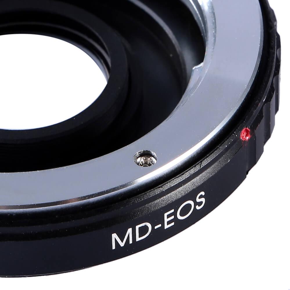 K&F Objektivadapter till Minolta MC MD objektiv för Canon EOS kamerahus