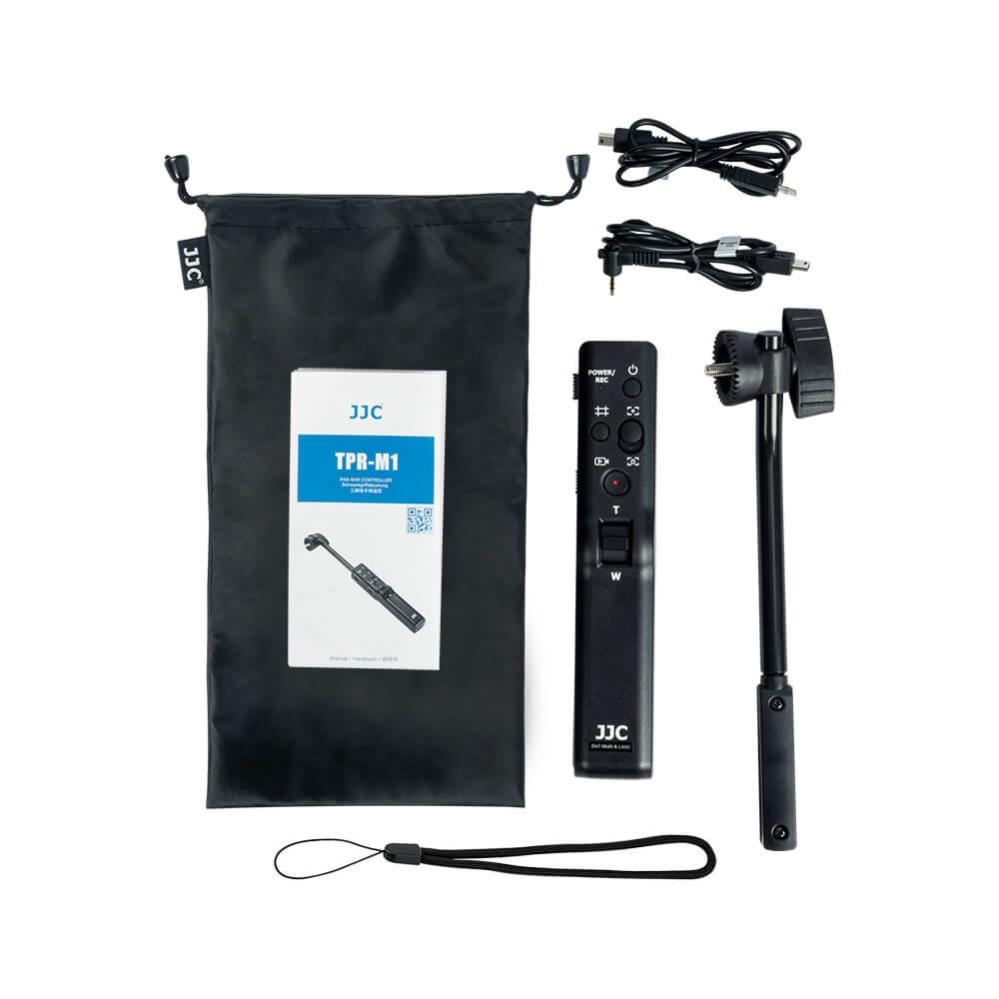 JJC Stativfjärrkontroll för Manfrotto & kamera med multiterminal/LANC