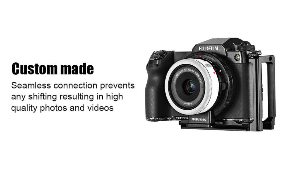 Sunwayfoto L-beslag til Fujifilm GFX100S