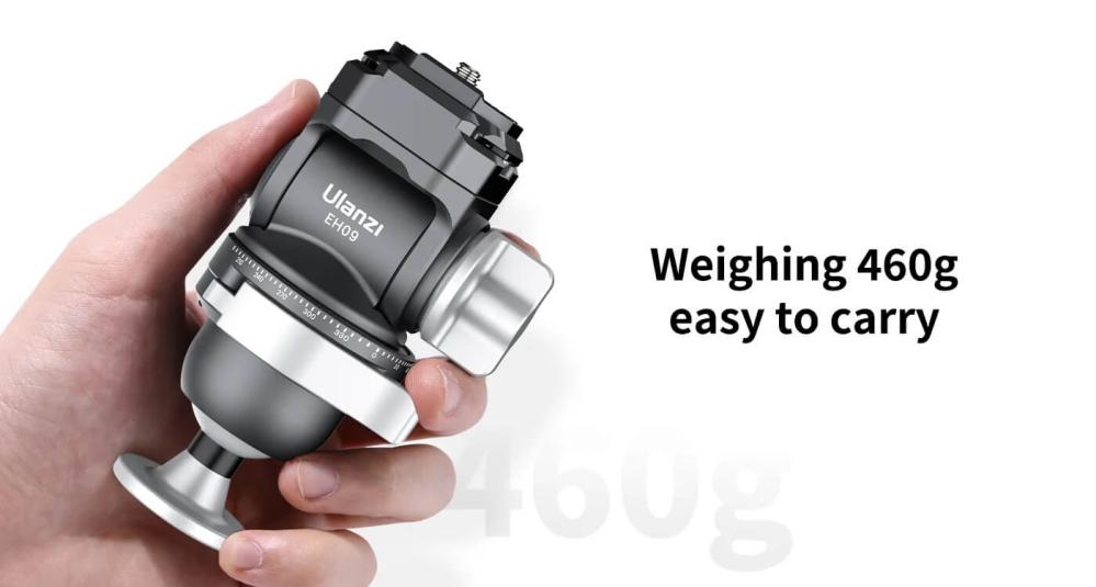 Ulanzi EH-09 Videohuvud inverterad för stativ med spak
