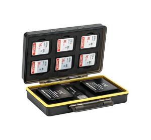 JJC Batteri & minneskortask 6xSD & 2xNP-W126/W126S