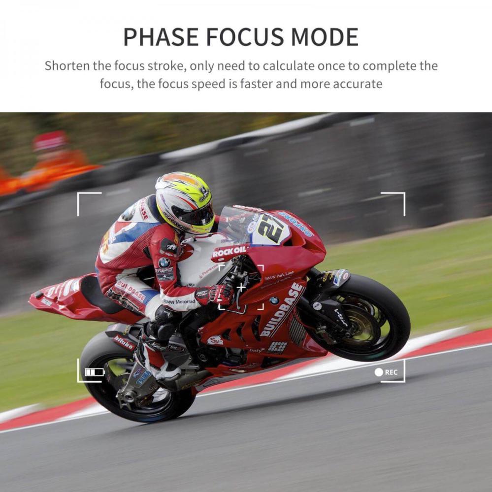 K&F Concept Objektivadapter elektronisk till Canon EF för Fujifilm X Kamerahus