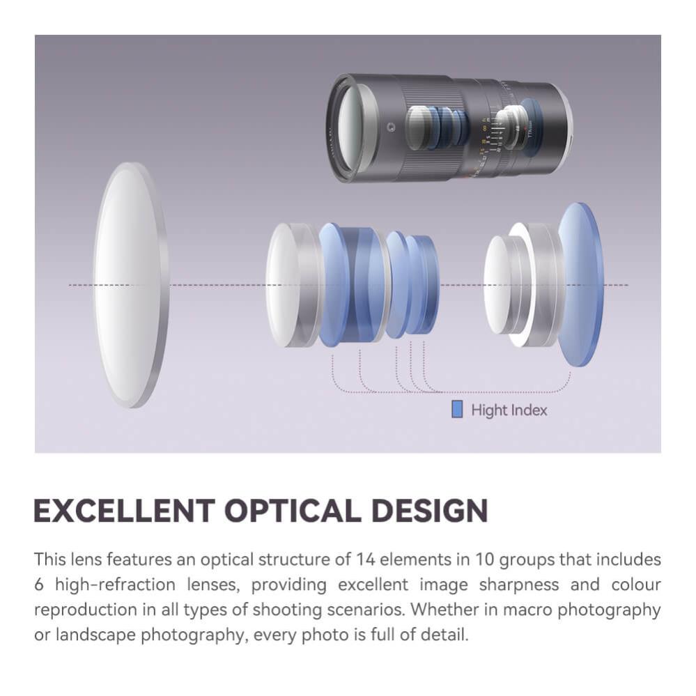 TTArtisan 100mm f/2,8 Makro 2x til Canon EF (fullformat)