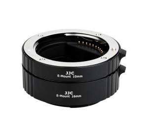JJC AET-SES(II) mellanringar 10 mm & 16 mm f&ouml;r Sony E &ndash; elektronisk &ouml;verf&ouml;ring