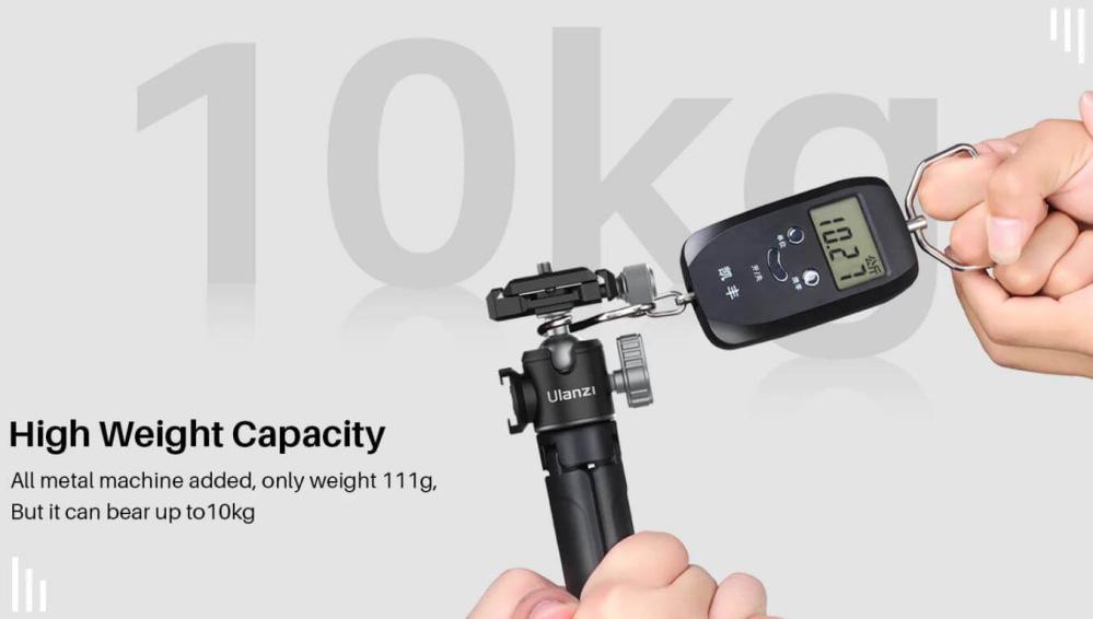 Ulanzi U-80L Kulled med blixtskofäste & Arca