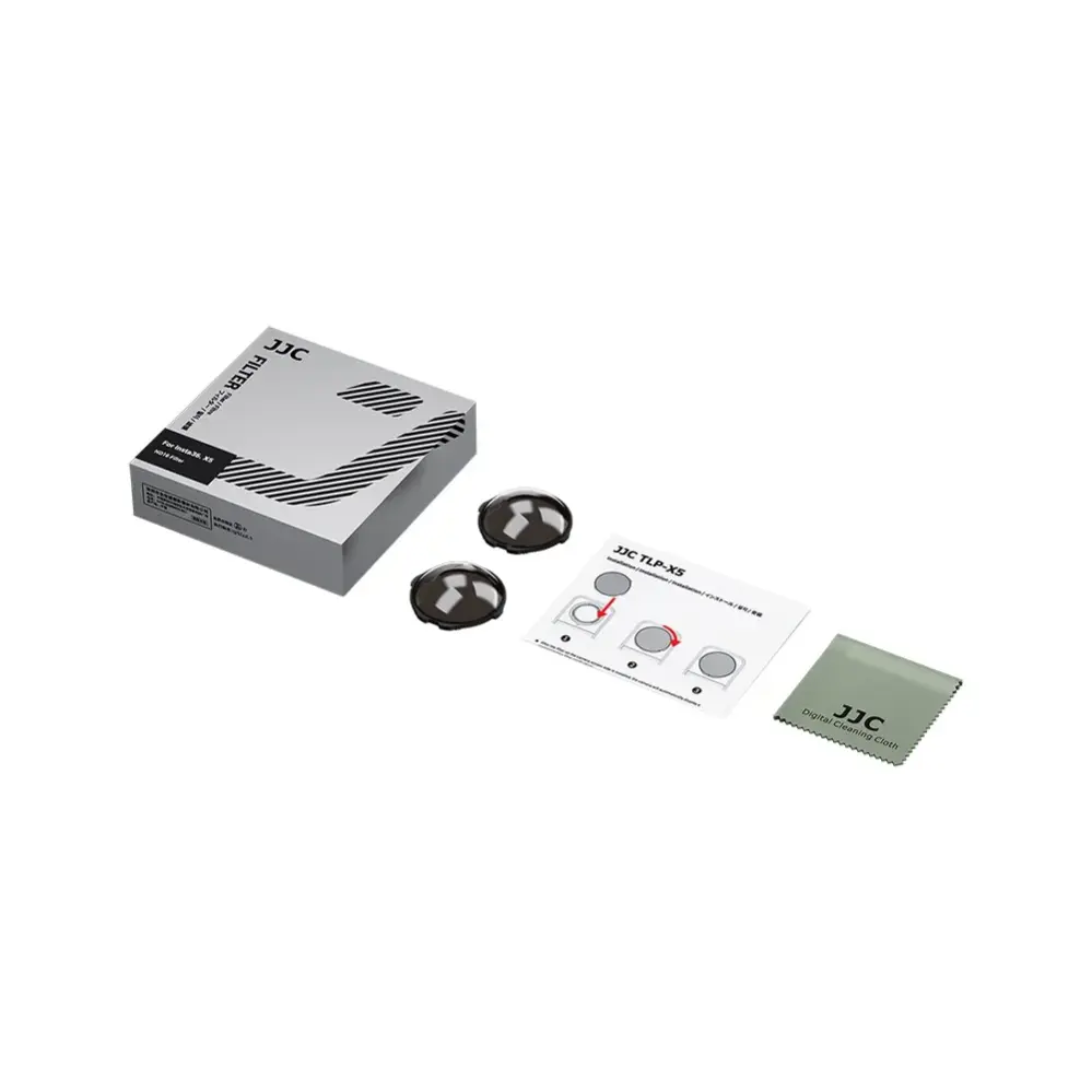 JJC TLP-X5ND16 ND16-filter til Insta360 X5 (2-pak)