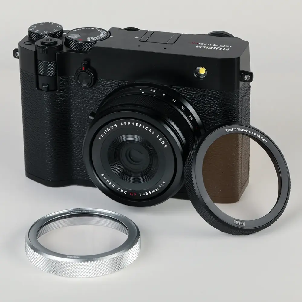 Haida NanoPro U-LR Clear-filter til Fujifilm GFX100RF – Ultralav refleksion