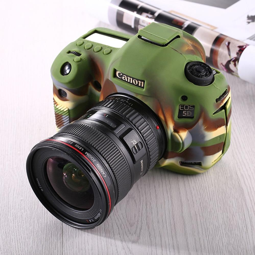 Puluz Silikonfodral för Canon EOS 5D Mark III / 5D3 Kamouflage