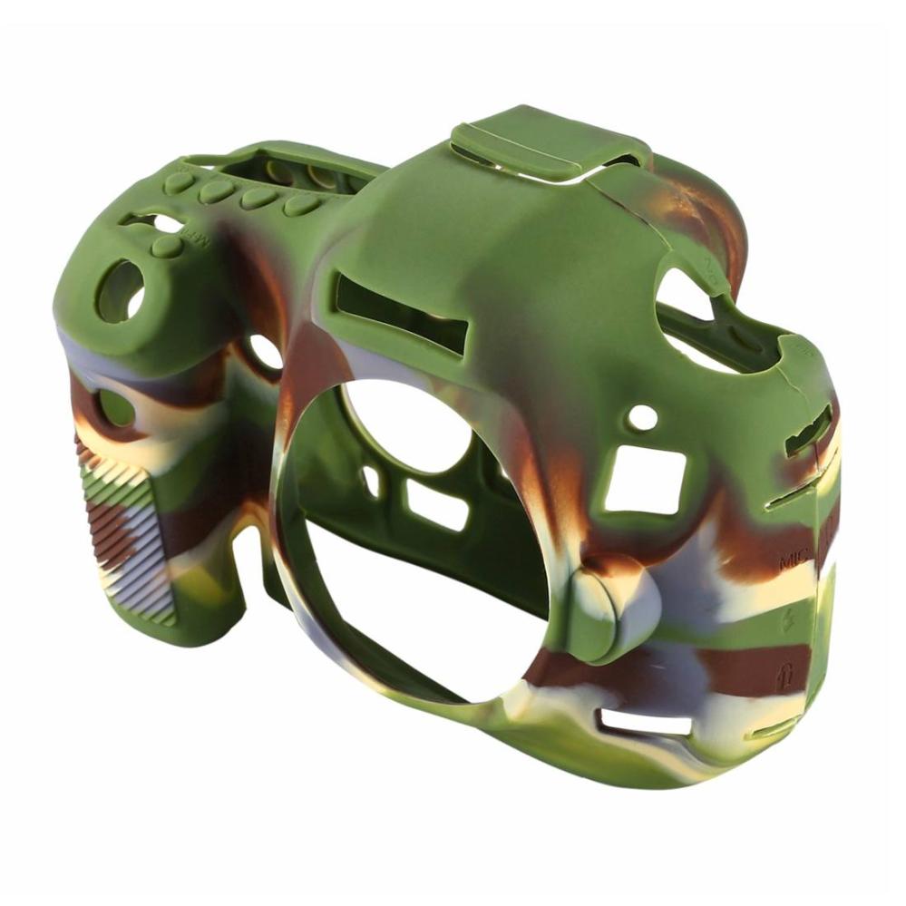 Puluz Silikonfodral för Canon EOS 5D Mark III / 5D3 Kamouflage