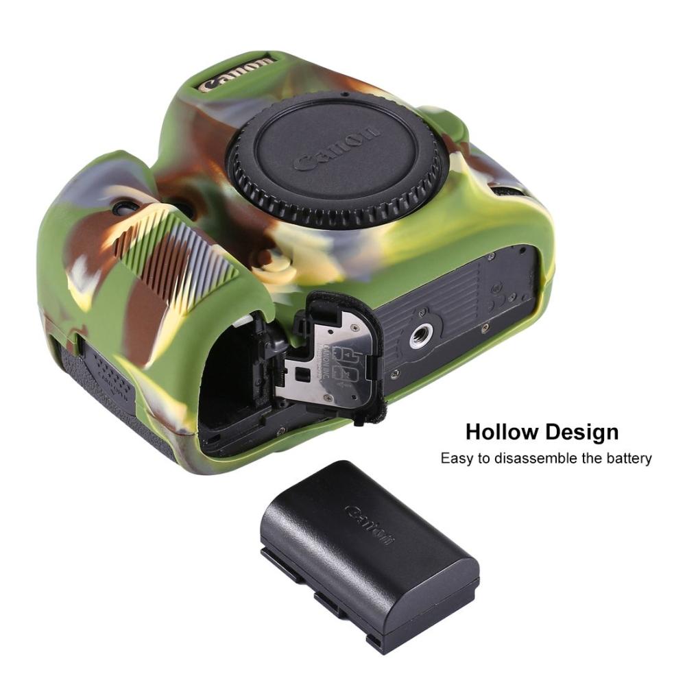 Puluz Silikonfodral för Canon EOS 5D Mark III / 5D3 Kamouflage