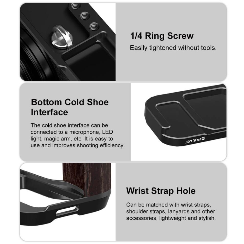 Puluz handgrepp för Fujifilm X100VI