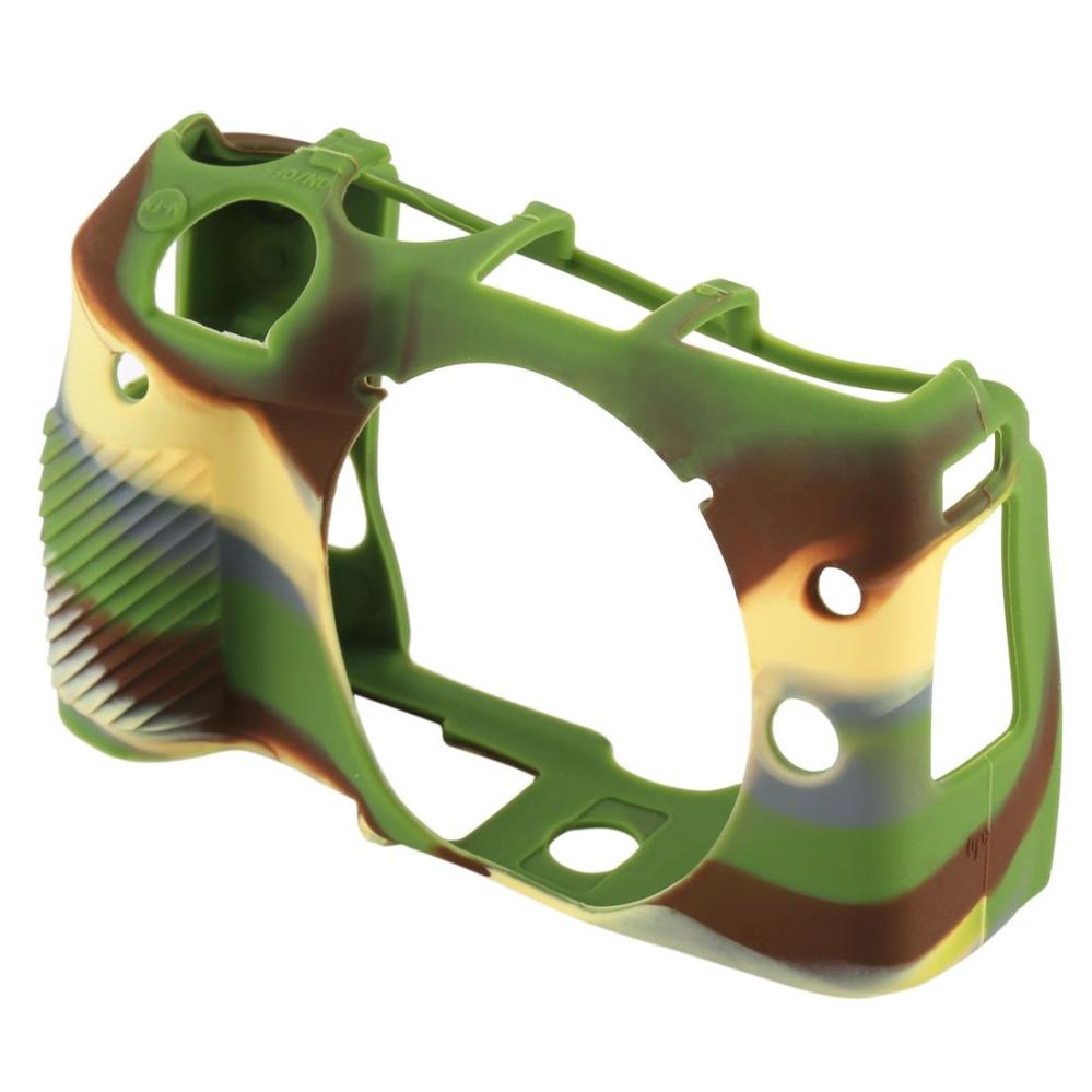 Puluz Mjukt skyddsfodral för Canon EOS M3 kamouflage av silikon