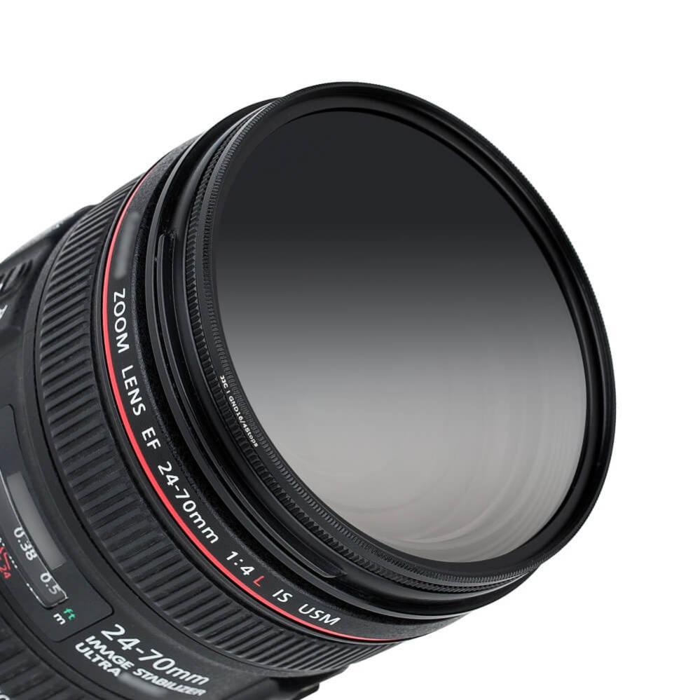 JJC gradueret ND16-filter MCR til landskabsfotografering