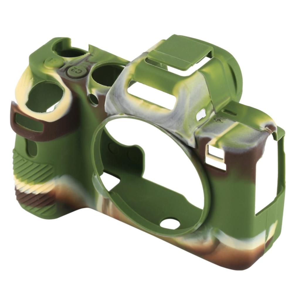 Puluz Silikonfodral för Sony ILCE-7MII / 7SMII / 7RMII Kamouflage