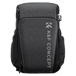 K&F Concept gr&aring; kamerarygs&aelig;k Alpha 23L med regncover