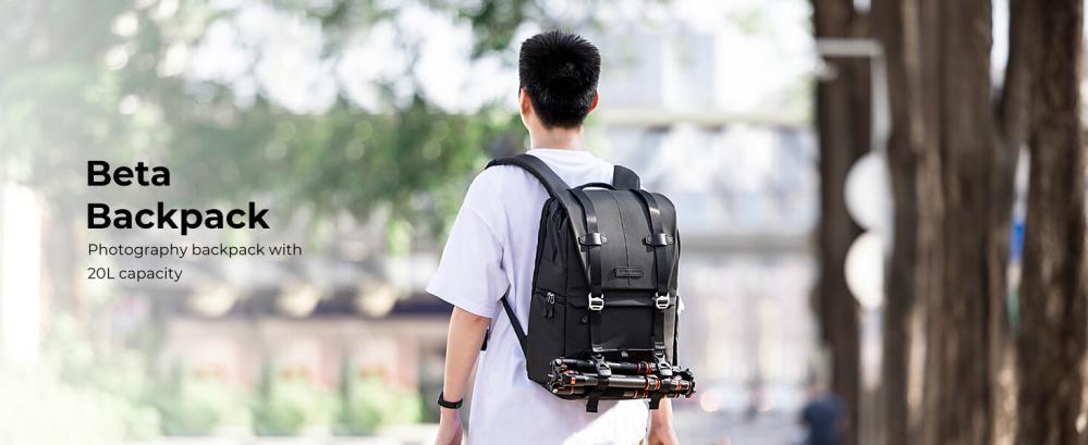 K&F Concept kamerarygsæk 20 l med ekstra regnslag til fotografer