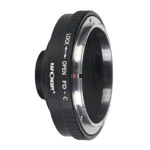 K&F Concept objektivadapter til Canon FD-objektiv for C-fatning