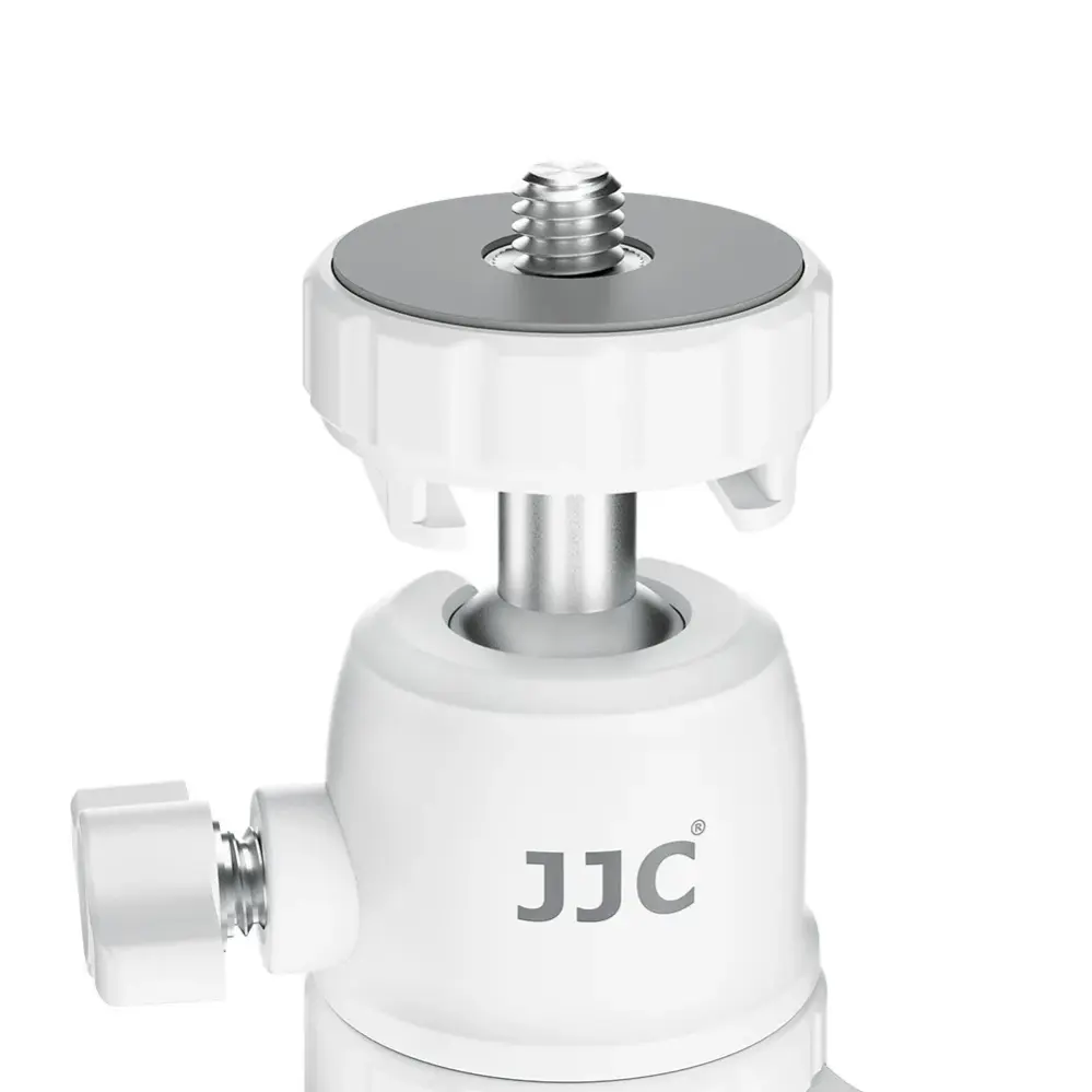 JJC TP-T1 WHITE – Kombinerat handgrepp och ministativ för vlogg och selfie