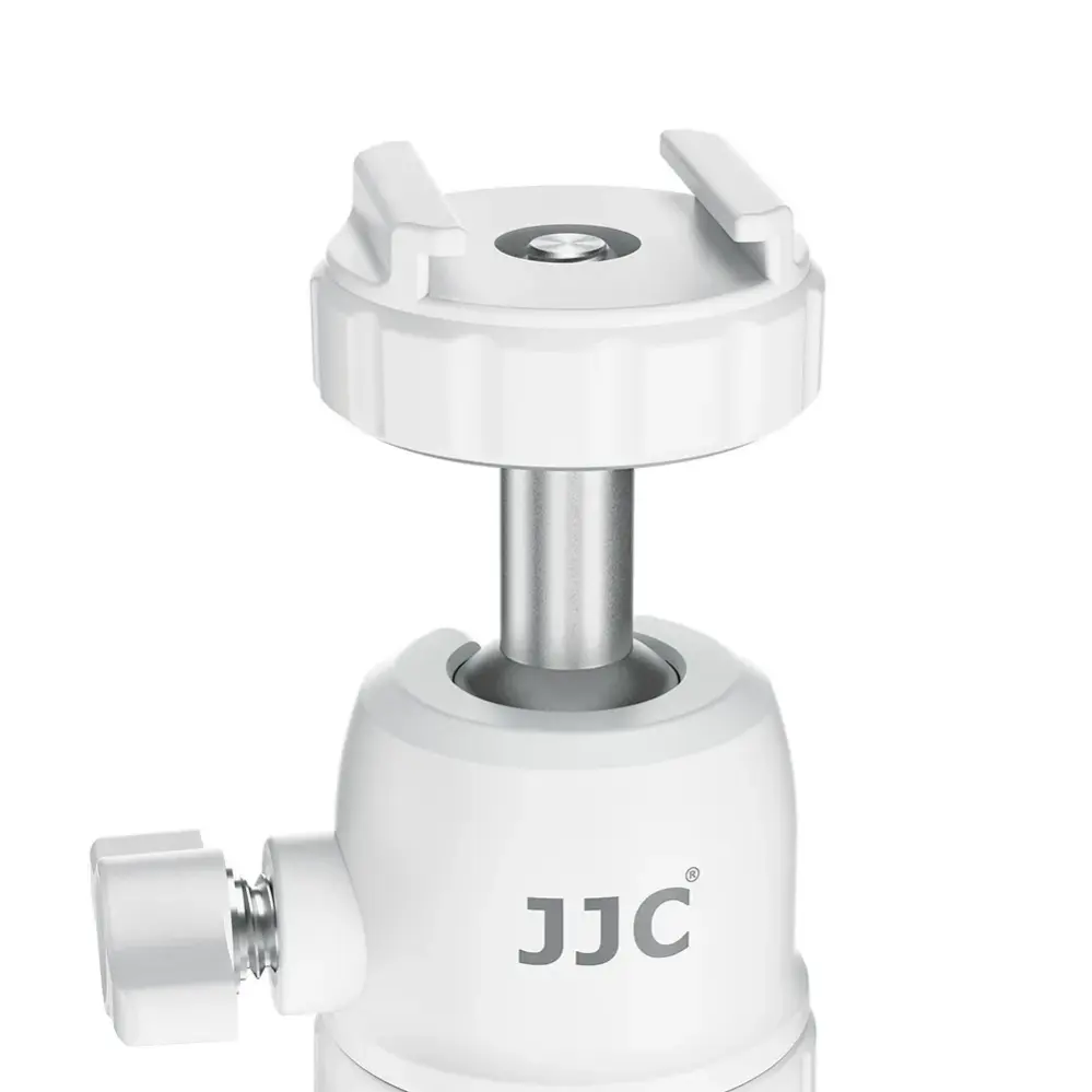 JJC TP-T1 WHITE – Kombinerat handgrepp och ministativ för vlogg och selfie