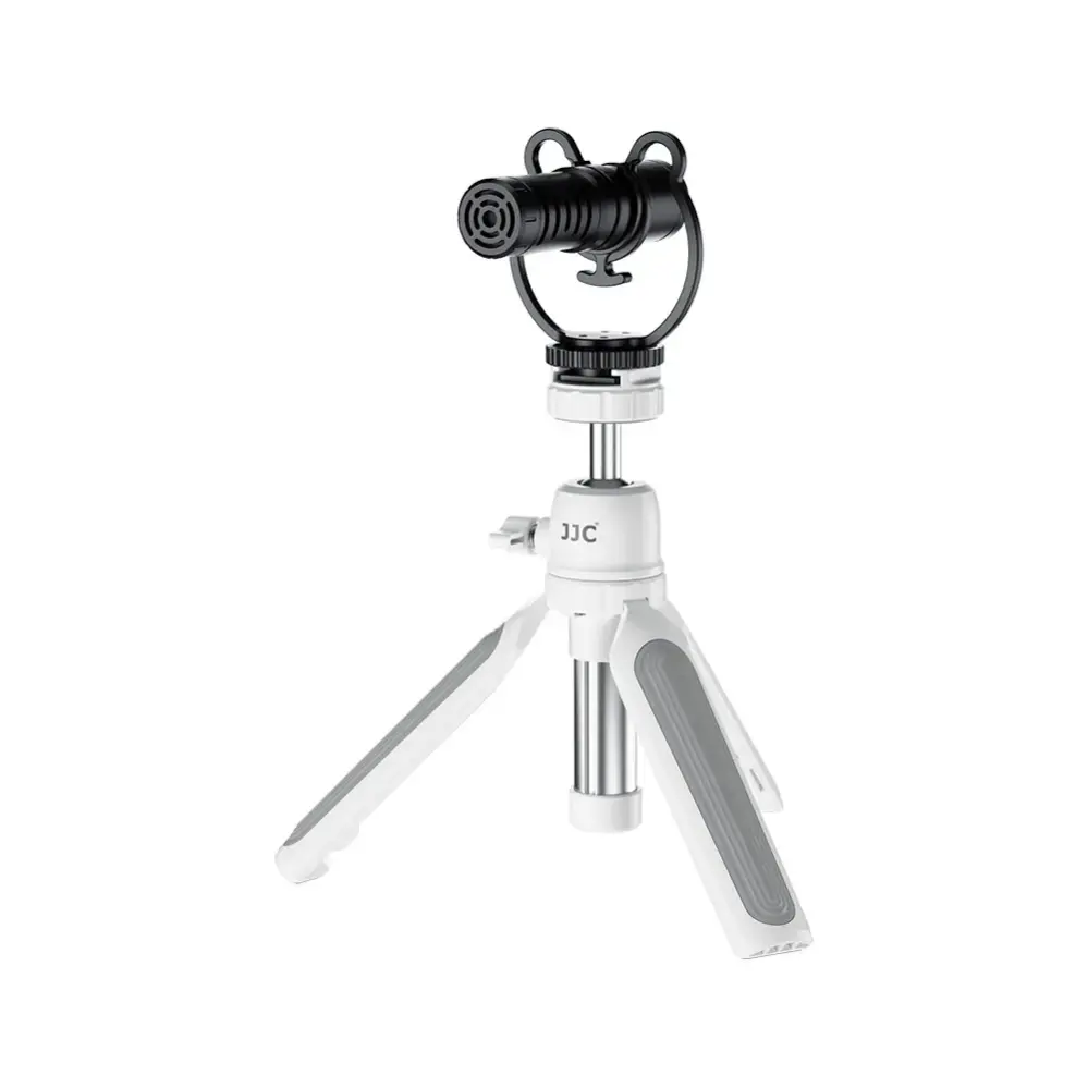 JJC TP-T1 WHITE – Kombinerat handgrepp och ministativ för vlogg och selfie