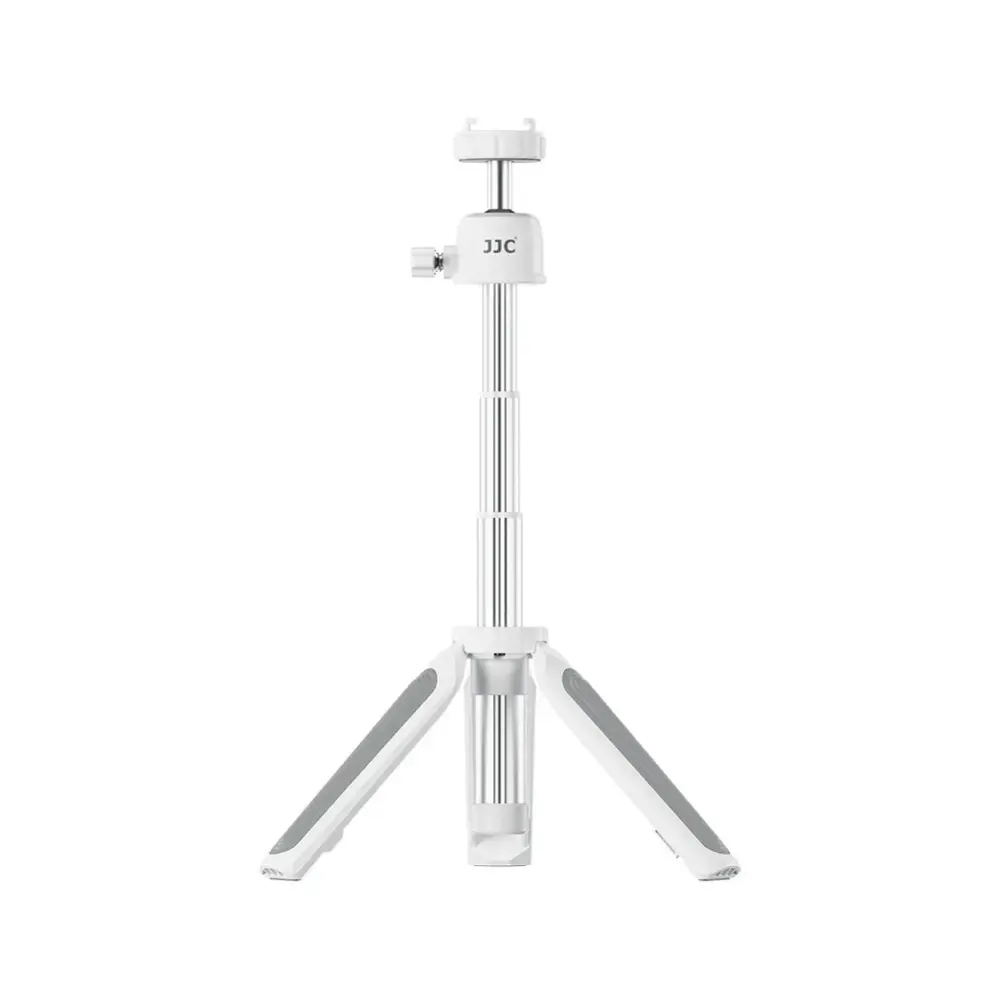 JJC TP-T1 WHITE – Kombinerat handgrepp och ministativ för vlogg och selfie