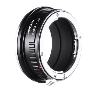 K&F Concept Objektivadapter till Pentax K objektiv f&ouml;r Canon EOS R kamerahus