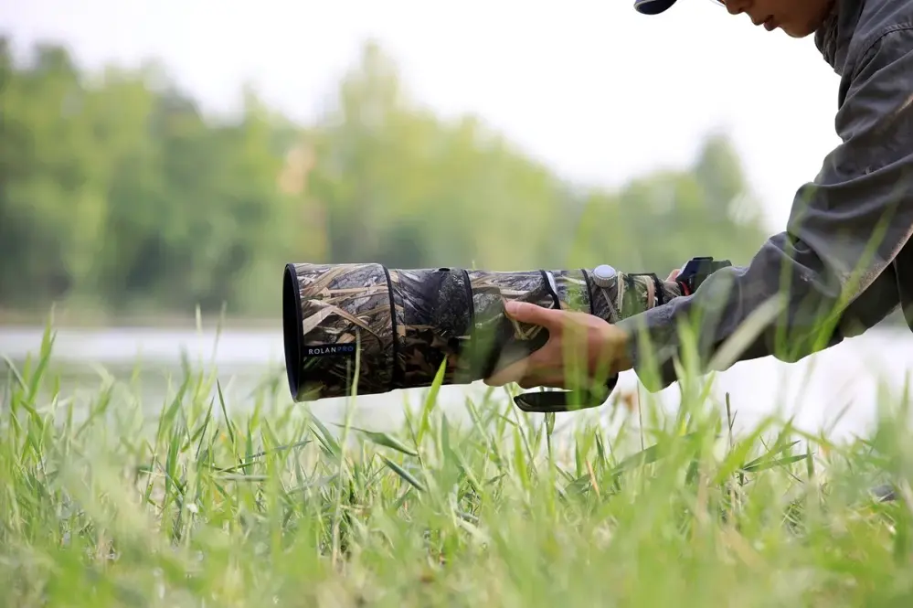 Rolanpro camouflagebeskyttelse til Sony FE 100-400mm f/4.5 GM OSS