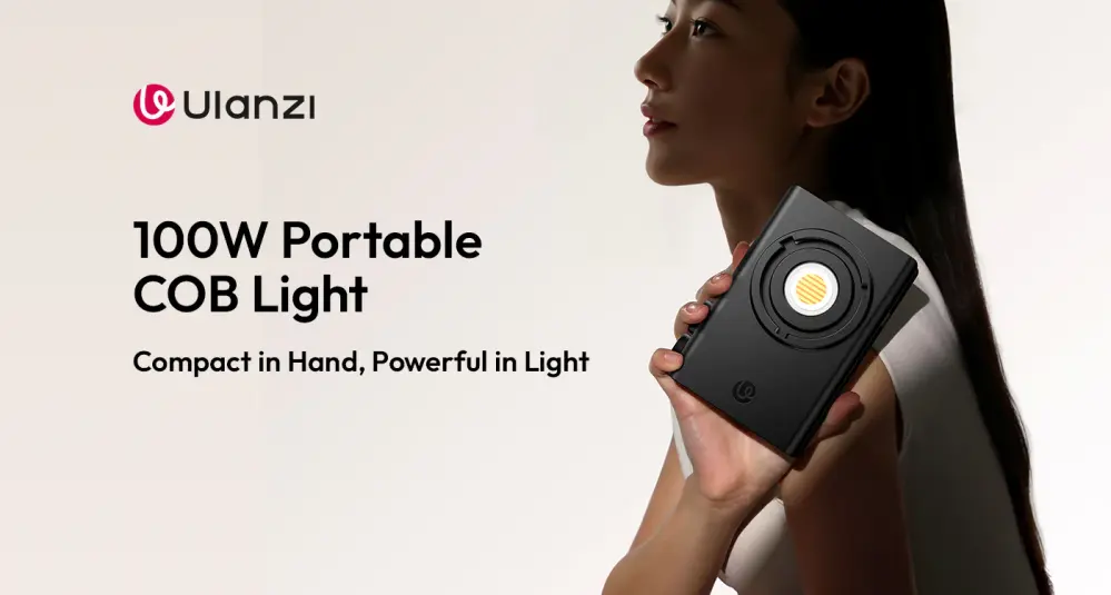 Ulanzi C01 100W COB Light – Kompakt, kraftfull och portabel videobelysning