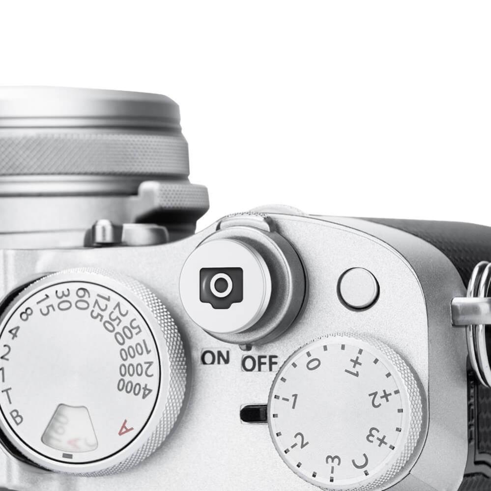 JJC SRB-F11 Avtryckarknapp - Silver med kamerasymbol