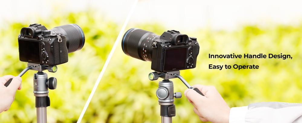 K&F Concept BH-26 Kulled med panoramaindexering med spak